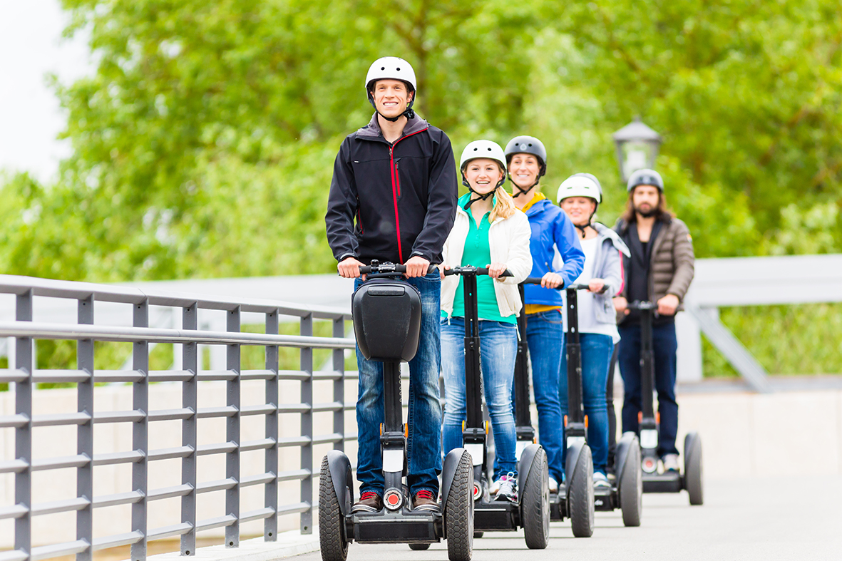 Unge-træf på Trelde Næs i maj - Med Segway tur